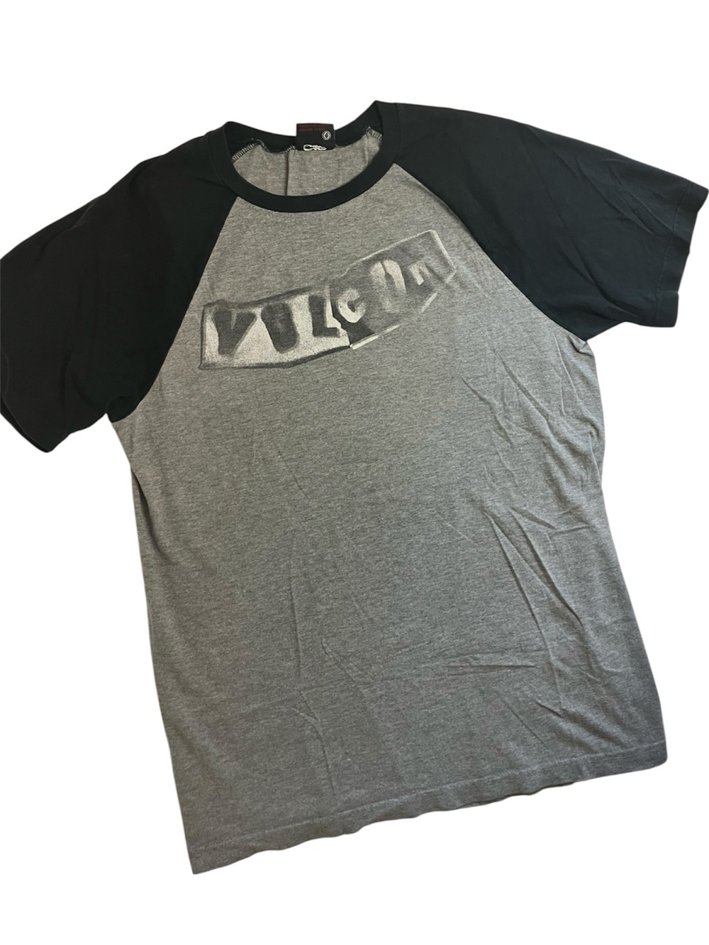 Vintage Y2K Volcom T-Shirt Black Grey 2000s Skater Tee
